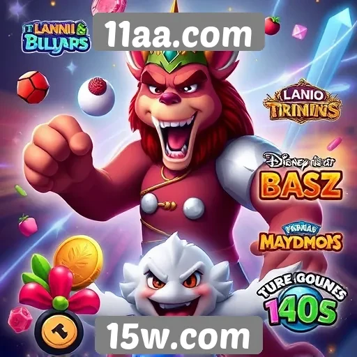 Variedade de jogos disponíveis em 11aa.com